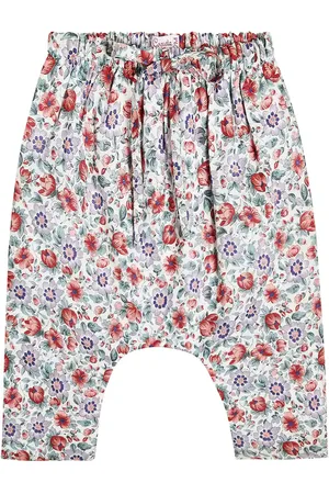 La Coqueta Baby Alex floral cotton pants