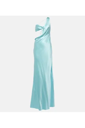 The Sei One-shoulder silk gown