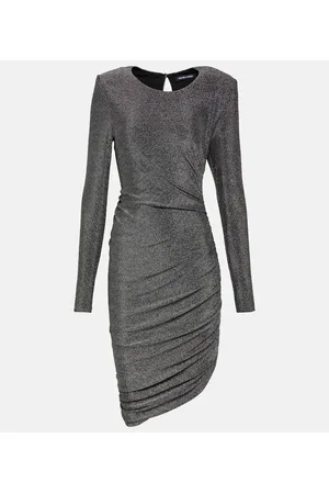 VERONICA BEARD Cyrus metallic minidress