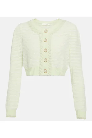 LOVESHACKFANCY Twain cropped cardigan