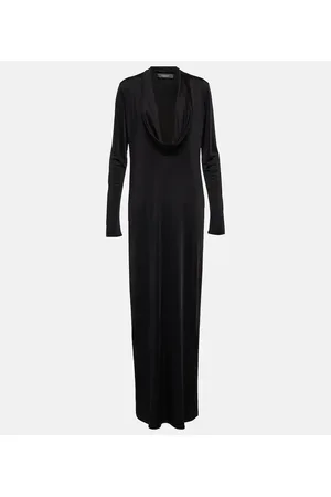 VERSACE Cowl neck maxi dress