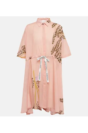 Giambattista Valli Printed silk shirt dress