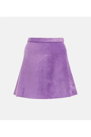 Alaïa AlaÃ¯a Velvet miniskirt