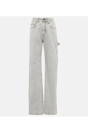 Brunello Cucinelli High-rise straight jeans