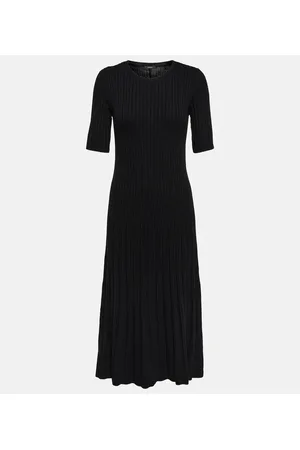 Joseph Ribbed-knit wool midi dress