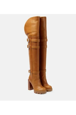 Christian Louboutin Brodeback Lug over-the-knee boots