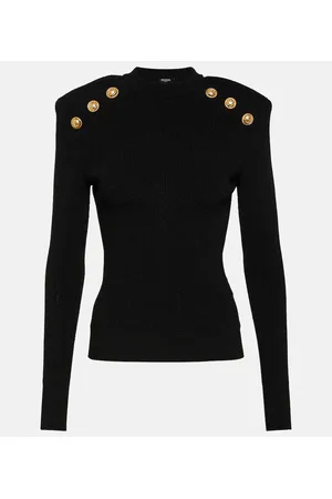 Balmain Embellished knit sweater