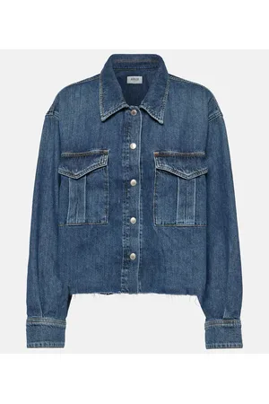 AGOLDE Nyx cropped denim shirt