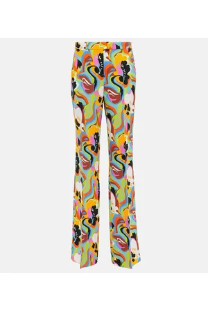 Etro Printed straight pants