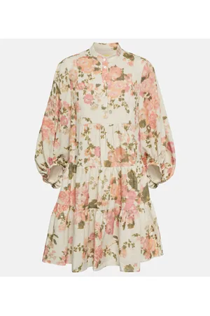 Erdem Winnona floral linen minidress