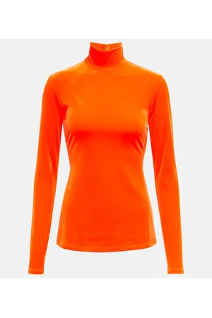 Victoria Beckham Velvet turtleneck top