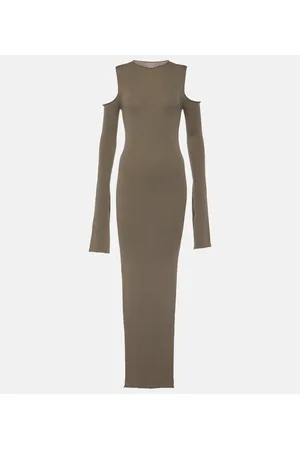Rick Owens Cutout wool maxi dress