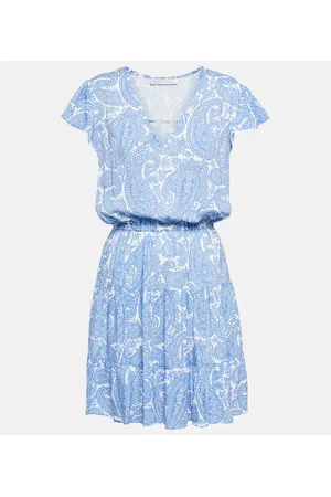 Heidi Klein Cap Mala printed tiered minidress