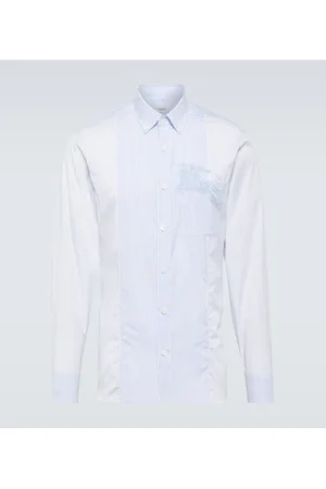 Burberry EKD striped cotton poplin shirt