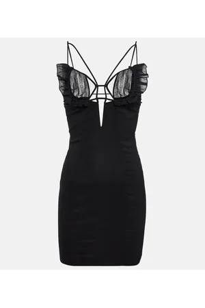Nensi Dojaka Frill-trimmed minidress