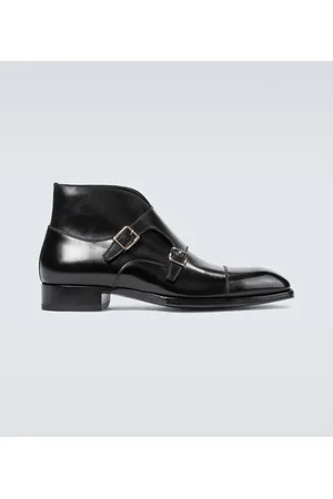 Tom Ford Sutherland double monk strap shoes
