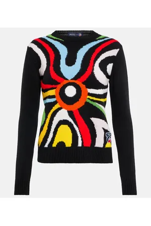 Puccini X Fusalp intarsia wool cardigan