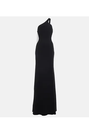 Stella McCartney One-shoulder cady maxi dress