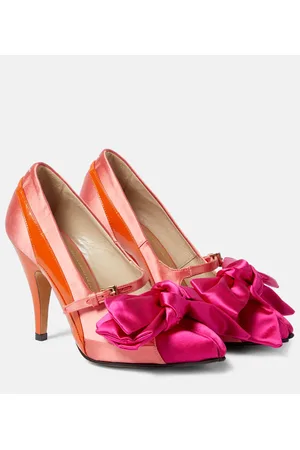 Maison Margiela Tabi Monster satin bow 110 pumps