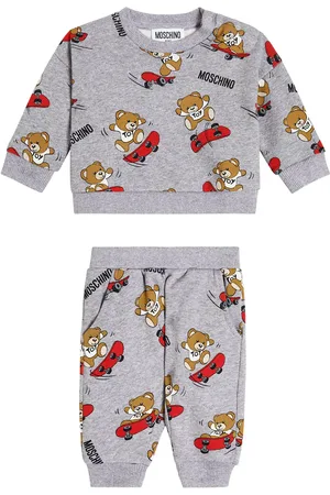 Moschino Baby printed sweatshirt and sweatpants set