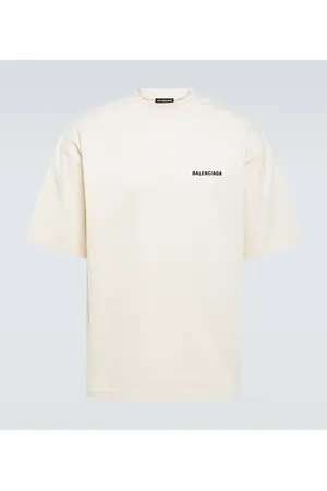 Balenciaga Logo cotton-blend jersey T-shirt