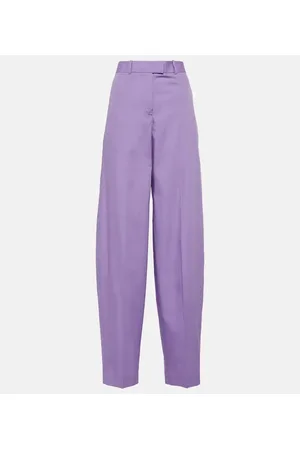 The Attico Jagger high-rise wide-leg pants