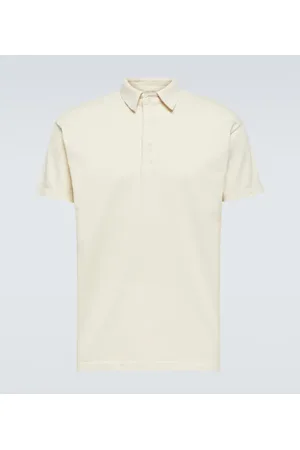 Les Tien Cotton piquÃ© polo top