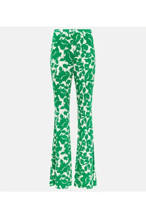 Diane von Furstenberg Brooklyn printed flared pants