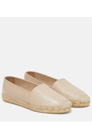 Saint Laurent Monogram leather espadrilles