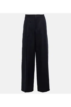 Chloé ChloÃ© Wide-leg linen drill pants