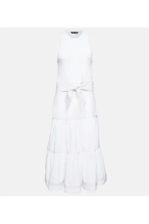 VERONICA BEARD Austyn cotton-blend midi dress