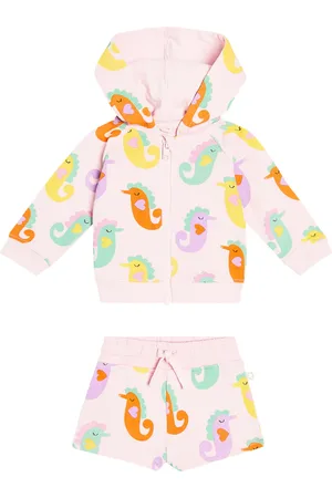 Stella McCartney Baby cotton hoodie and shorts set