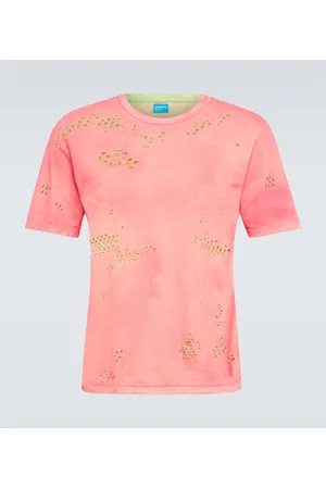 NotSoNormal Distressed cotton jersey T-shirt