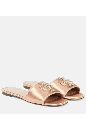 Tory Burch Miller crystal-embellished slides