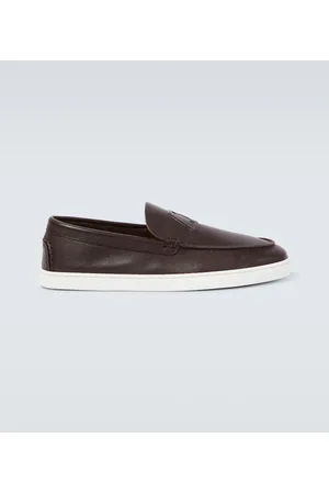 Christian Louboutin Varsiboat leather boat shoes
