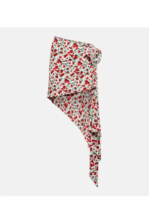 MAGDA BUTRYM Floral appliquÃ© miniskirt