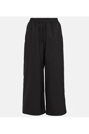 Loewe High-rise wool culottes