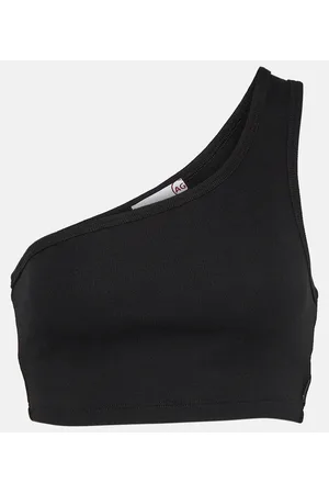AG Jeans X EmRata Miranda cotton-blend crop top