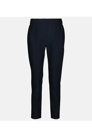 Brunello Cucinelli Cotton-blend tapered pants