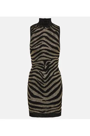 Balmain Zebra-print minidress