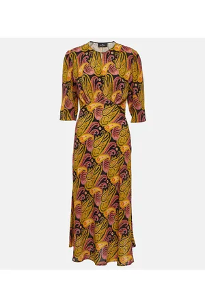 Etro Paisley midi dress