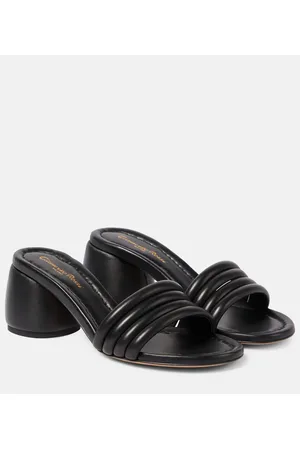 Gianvito Rossi Malou leather mules