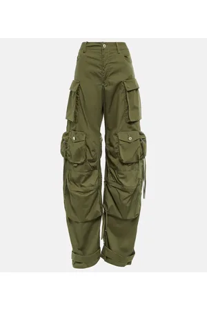 The Attico Fern cotton poplin cargo pants