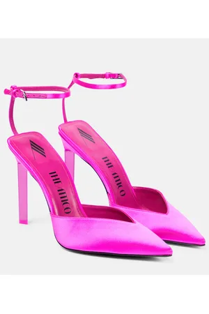 The Attico Perine 105 satin pumps