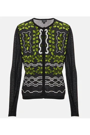 Giambattista Valli Embroidered cashmere and silk cardigan