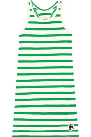 Mini Rodini Panther striped cotton jersey dress