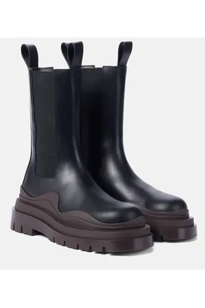 Bottega Veneta Tire leather ankle boots