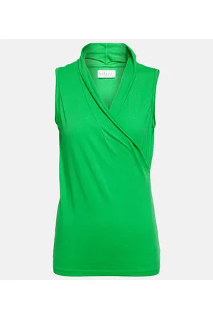 Velvet Adelise cotton-blend top