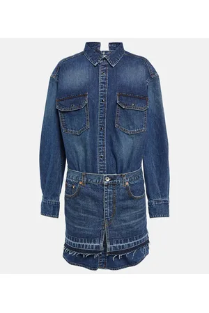 SACAI Denim shirt dress