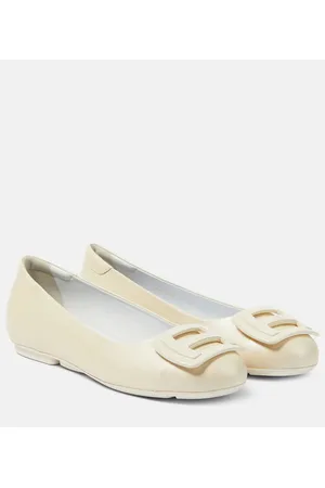 Hogan H661 leather ballet flats